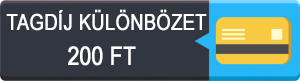 200 Ft tagdíj különbözet befizetése